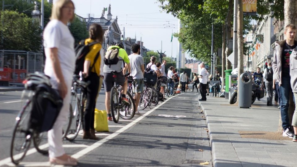 mandatory cycle lane