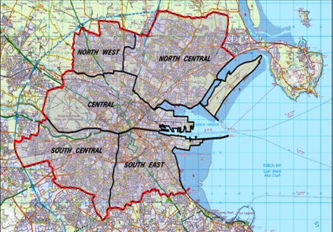 Dublin City Map Areas Our Work In Dublin City Council Area | Dublin Cycling Campaign